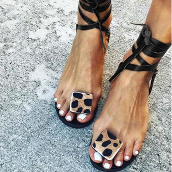sandals women's flats heel thong female ankle strap sandales fashion summer pu leopard solid light ladies shoes, Black
sandals women's flats heel thong female ankle strap sandales fashion summer pu leopard solid light ladies shoes, Black