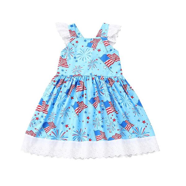 girl's dresses toddler girls 4th of july dress, patriotic sleeveless lace trim ruffle independence day dress 1-5t, Red;yellow
girl's dresses toddler girls 4th of july dress, patriotic sleeveless lace trim ruffle independence day dress 1-5t, Red;yellow