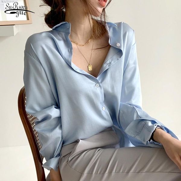 elegant korean office shirt fashion button up silk blouse autumn vintage hong kong loose stylish satin women 12512 women's blouses & sh, White
elegant korean office shirt fashion button up silk blouse autumn vintage hong kong loose stylish satin women 12512 women's blouses & sh, White