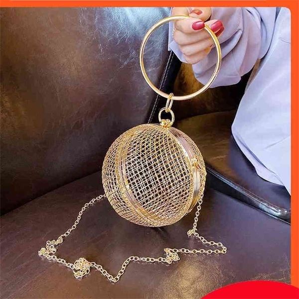 personalized metal ball shaped hollowed out small 20 new net red portable one shoulder messenger chain dinner bag
personalized metal ball shaped hollowed out small 20 new net red portable one shoulder messenger chain dinner bag