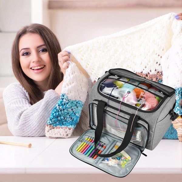 storage bags wool bag with nylon zipper sleeve tote divider crochet, needle and accessories luxury multifunctional
storage bags wool bag with nylon zipper sleeve tote divider crochet, needle and accessories luxury multifunctional