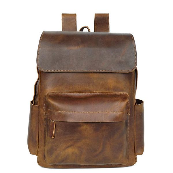 backpack men natural genuine leather backpacks crazy horse vintage daypack multi pocket casual rucksack handmade
backpack men natural genuine leather backpacks crazy horse vintage daypack multi pocket casual rucksack handmade