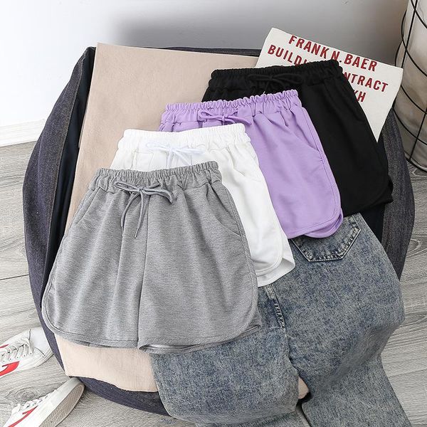 women's shorts 2021 sports summer jogging is thin and wild pure color lace high waist loose casual cotton, White;black
women's shorts 2021 sports summer jogging is thin and wild pure color lace high waist loose casual cotton, White;black