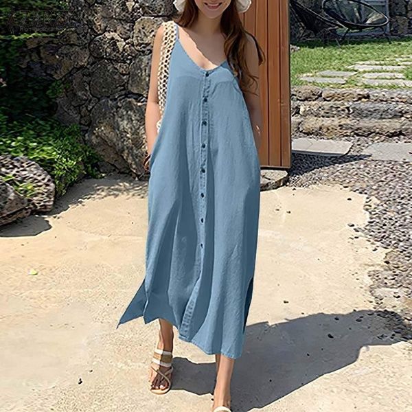 casual dresses fashion v neck 2022 summer solid strap robe femme holiday sleeveless vestido womens denim blue shirt dress, Black;gray
casual dresses fashion v neck 2022 summer solid strap robe femme holiday sleeveless vestido womens denim blue shirt dress, Black;gray