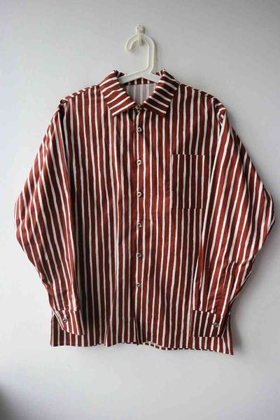 women's blouses & shirts pure cotton straight stripe shirt, casual shirt combines everything, retro, fashion and matching, White
women's blouses & shirts pure cotton straight stripe shirt, casual shirt combines everything, retro, fashion and matching, White