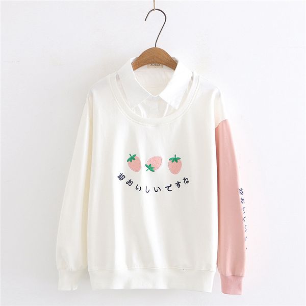 kawaii graphic pink hoodie women japanese college clothing letter embroidery cute sweatshirt strawberry long sleeve pullover, Black
kawaii graphic pink hoodie women japanese college clothing letter embroidery cute sweatshirt strawberry long sleeve pullover, Black