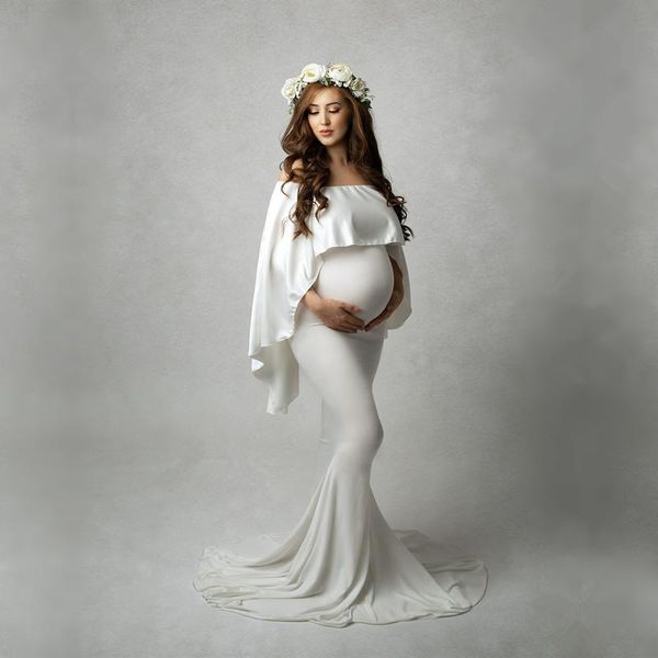 maternity pography cape and dress sets pregnancy po shoot long fitting stretchy pregnant dresses, White
maternity pography cape and dress sets pregnancy po shoot long fitting stretchy pregnant dresses, White