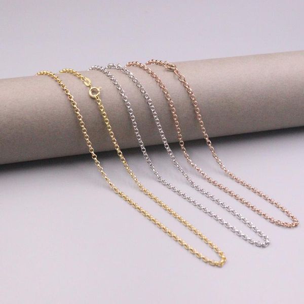 chains fine pure au 750 18k yellow rose white gold chain 2.5mmw women cable link necklace 18inch, Silver
chains fine pure au 750 18k yellow rose white gold chain 2.5mmw women cable link necklace 18inch, Silver
