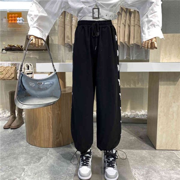 capri niche design 2021 trend butterfly side printing drawstring toe elastic trousers high waist joker pants, Black;white
capri niche design 2021 trend butterfly side printing drawstring toe elastic trousers high waist joker pants, Black;white