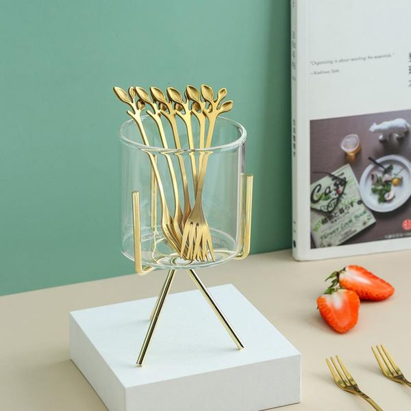 forks light luxury glass fruit fork can set stainless steel dessert spoon cake snack collection barrel
forks light luxury glass fruit fork can set stainless steel dessert spoon cake snack collection barrel