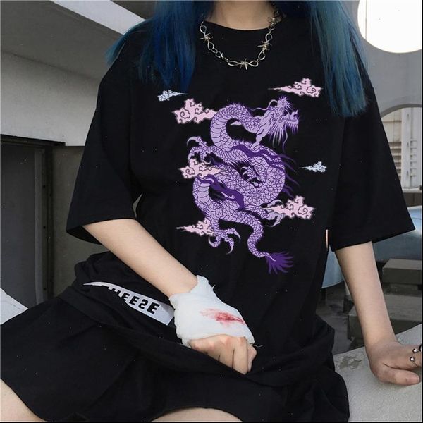 casual dragon print oversized womens t shirts short sleeve green vogue summer harajuku loose tee, White
casual dragon print oversized womens t shirts short sleeve green vogue summer harajuku loose tee, White