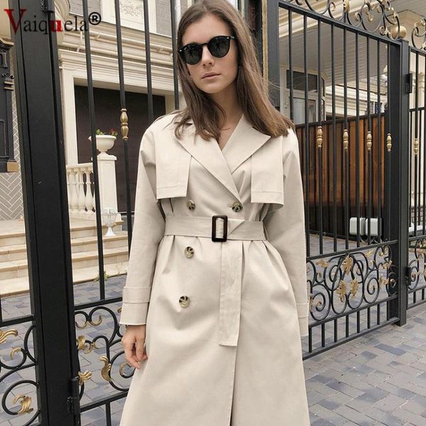 women's trench coats abrigos mujer versatile commuter temperament korean fashion coat design sense windbreaker female winter spring clo, Tan;black
women's trench coats abrigos mujer versatile commuter temperament korean fashion coat design sense windbreaker female winter spring clo, Tan;black
