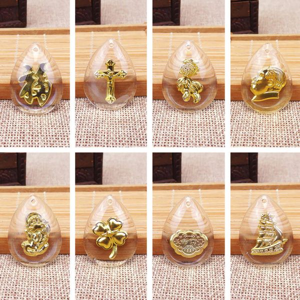 2 yuan shop large guanyin buddha clover crystal dollar crystal gold pendant red rope necklace accessories, Black
2 yuan shop large guanyin buddha clover crystal dollar crystal gold pendant red rope necklace accessories, Black