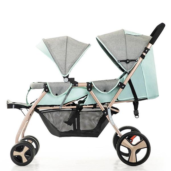 strollers# high landscape twin stroller with oversized storage basket, adjustable front and rear four-wheel -absorbing
strollers# high landscape twin stroller with oversized storage basket, adjustable front and rear four-wheel -absorbing