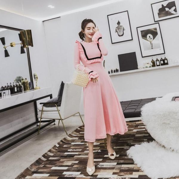 casual dresses fashion autumn winter dress ladies elegant knitted women long sleeve ruffle slim sweater, Black;gray
casual dresses fashion autumn winter dress ladies elegant knitted women long sleeve ruffle slim sweater, Black;gray