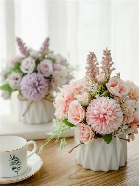 decorative flowers & wreaths b-life artificial hydrangea flower in burlap pot bonsai potted silk fake plant arrangement for wedding
decorative flowers & wreaths b-life artificial hydrangea flower in burlap pot bonsai potted silk fake plant arrangement for wedding