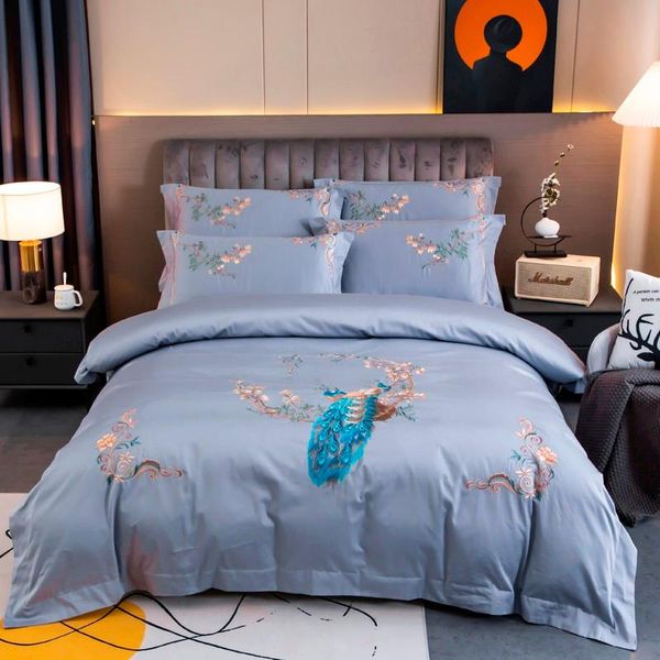 bedding sets chinoiserie chic asian peacock embroidery duvet cover vintage green long staple cotton soft set bed sheet pillow shams
bedding sets chinoiserie chic asian peacock embroidery duvet cover vintage green long staple cotton soft set bed sheet pillow shams