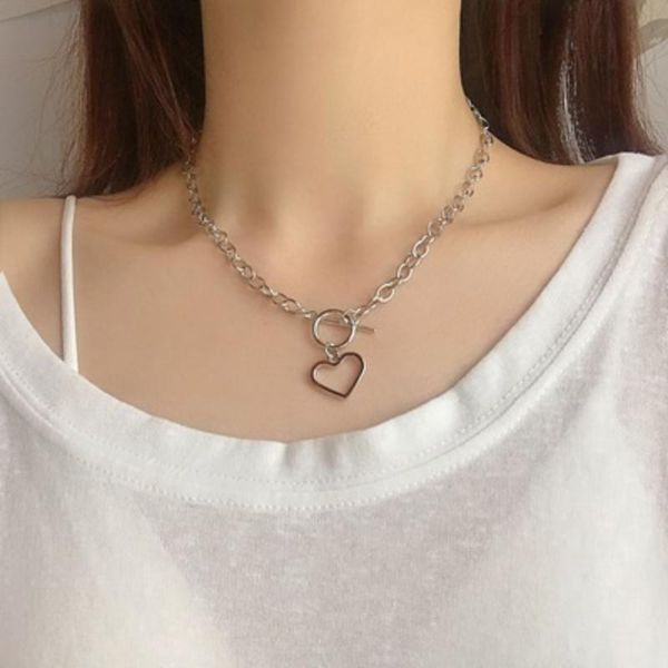 chains hollow heart necklaces women love pendant choker punk 2021 party gifts charm fashion jewelry on the neck, Silver
chains hollow heart necklaces women love pendant choker punk 2021 party gifts charm fashion jewelry on the neck, Silver