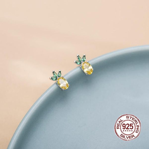 stud pineapple crystal earrings 925 sterling silver ear fashion jewelry 2021 summer fruit series accessories, Golden;silver
stud pineapple crystal earrings 925 sterling silver ear fashion jewelry 2021 summer fruit series accessories, Golden;silver
