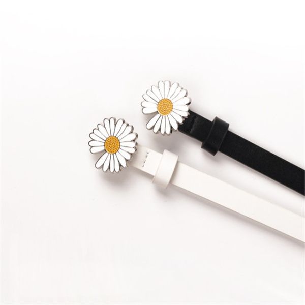 little daisy belt women's trend versatile student decoration with dress jeans thin, Black;brown
little daisy belt women's trend versatile student decoration with dress jeans thin, Black;brown