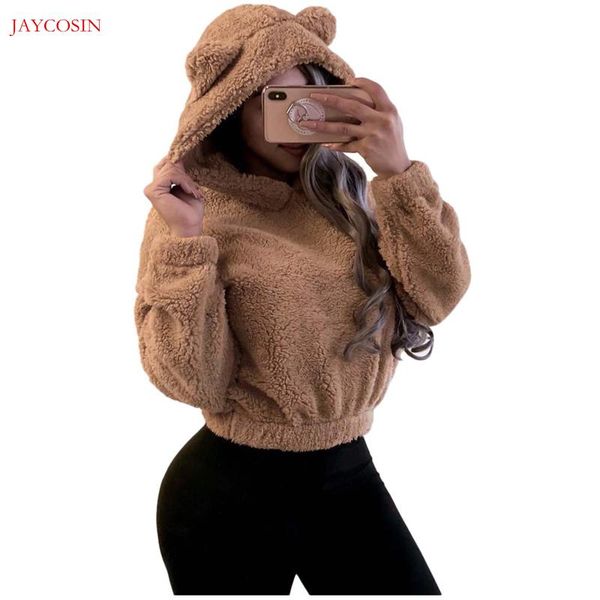 women's hoodies & sweatshirts jaycosin women sweatshirt winter warm fashion long sleeve hooded casual solid color plush pullover mujer, Black
women's hoodies & sweatshirts jaycosin women sweatshirt winter warm fashion long sleeve hooded casual solid color plush pullover mujer, Black