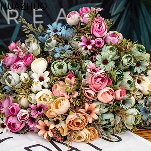 decorative flowers & wreaths 12heads/1 bundle silk tea roses bride bouquet for christmas home wedding year decoration fake plants artificial
decorative flowers & wreaths 12heads/1 bundle silk tea roses bride bouquet for christmas home wedding year decoration fake plants artificial