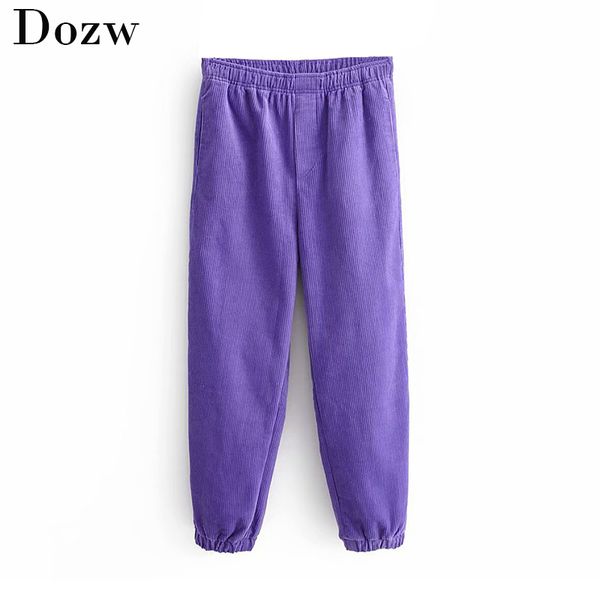 winter corduroy trousers women harem pants casual solid elastic female harem pants stretch pockets bottoms long trousers 210414, Black;white
winter corduroy trousers women harem pants casual solid elastic female harem pants stretch pockets bottoms long trousers 210414, Black;white