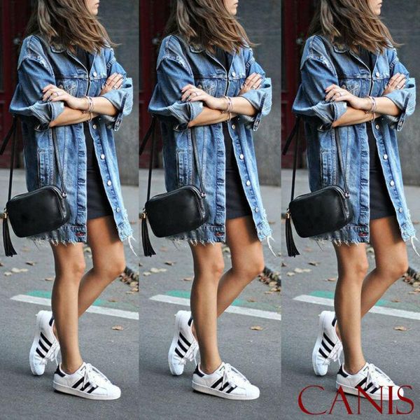 autumn winter women hole denim jacket 2021 harajuku boyfriend wind jean loose long sleeve female coats large size women's jackets, Black;brown
autumn winter women hole denim jacket 2021 harajuku boyfriend wind jean loose long sleeve female coats large size women's jackets, Black;brown