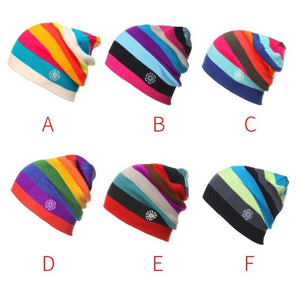 beanies warm knitted men hat women's winter hats rainbow striped ski fashion hip hop skullies for women cagoule
beanies warm knitted men hat women's winter hats rainbow striped ski fashion hip hop skullies for women cagoule