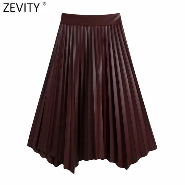 zevity women vintage solid faux leather hem irregular pleated midi skirt faldas mujer ladies side zipper chic vestido qun706 210419, Black
zevity women vintage solid faux leather hem irregular pleated midi skirt faldas mujer ladies side zipper chic vestido qun706 210419, Black