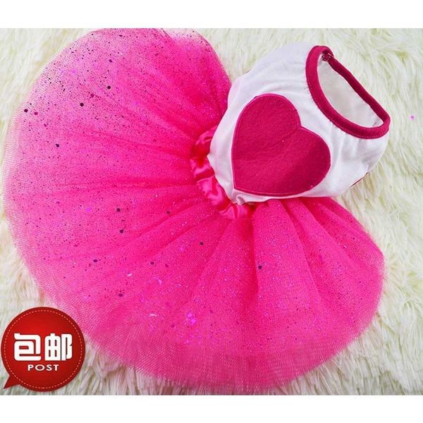 love skirt spring and summer cloth teddy puppy bomei dog cat pet