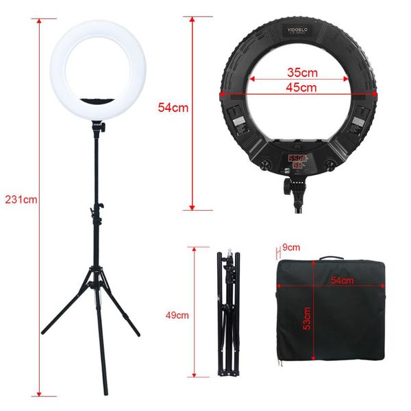 45cm led ring lights lamp kit with tripod yidoblo lx-480d bi-color makeup vlog pographic lighting for youtube po flash heads
45cm led ring lights lamp kit with tripod yidoblo lx-480d bi-color makeup vlog pographic lighting for youtube po flash heads