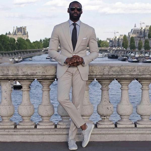 men's suits & blazers beige suit mens 2021 fall wedding custom made slim fit business male groom tuxedos 2 piece set (jacket+pants), White;black
men's suits & blazers beige suit mens 2021 fall wedding custom made slim fit business male groom tuxedos 2 piece set (jacket+pants), White;black