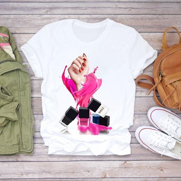 summer fingernail nail art elegance women fashion print ladies womens graphic tee, White
summer fingernail nail art elegance women fashion print ladies womens graphic tee, White