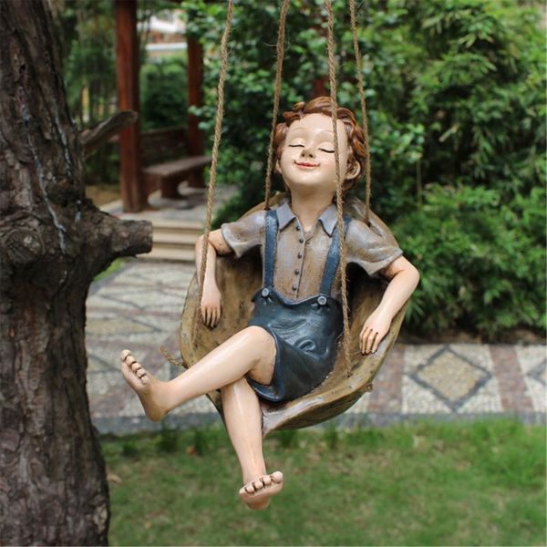 decorative objects & figurines cartoon swing boy statue resin painted crafts outdoor landscape hanging ornament for home garden courtyard de
decorative objects & figurines cartoon swing boy statue resin painted crafts outdoor landscape hanging ornament for home garden courtyard de