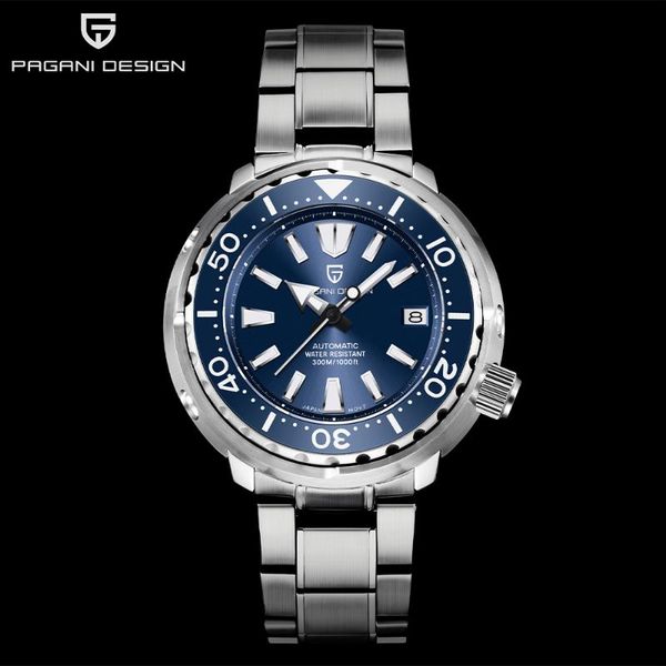 wristwatches nh35 pagani design men's mechanical watch 45mm sapphire glass 300m diver stainless steel waterproof relogi, Slivery;brown
wristwatches nh35 pagani design men's mechanical watch 45mm sapphire glass 300m diver stainless steel waterproof relogi, Slivery;brown