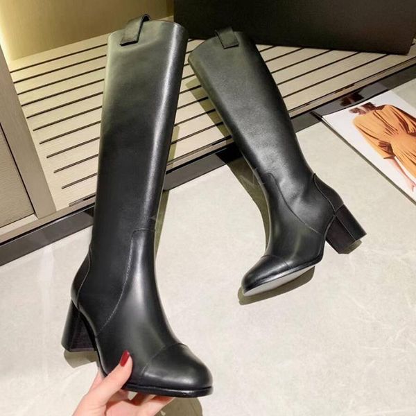 boots brand women high genuine leather knight warm winter long thick heel side zipper all-match fashion lady botties, Black
boots brand women high genuine leather knight warm winter long thick heel side zipper all-match fashion lady botties, Black