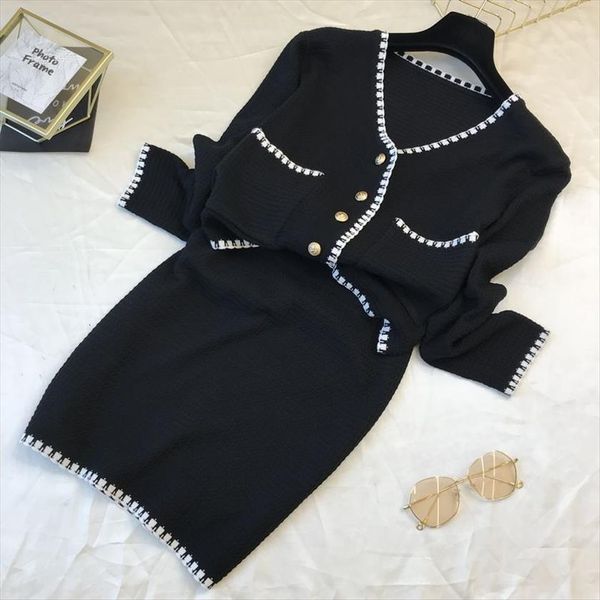 spring autumn set women tracksuits long sleeve turn down collar knitted sweater a line skirts suit korean two piece, Gray
spring autumn set women tracksuits long sleeve turn down collar knitted sweater a line skirts suit korean two piece, Gray