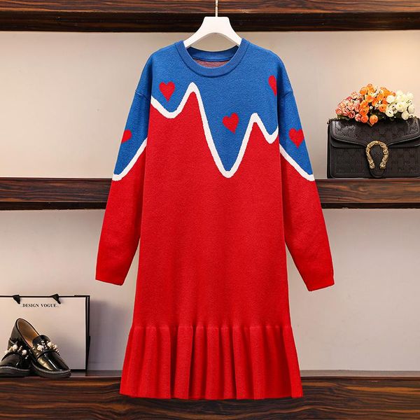 fall 2021 plus size women's stitching knitted sweater fishtail long sleeve dress fashion vestidos de fiesta casual dresses, Black;gray
fall 2021 plus size women's stitching knitted sweater fishtail long sleeve dress fashion vestidos de fiesta casual dresses, Black;gray