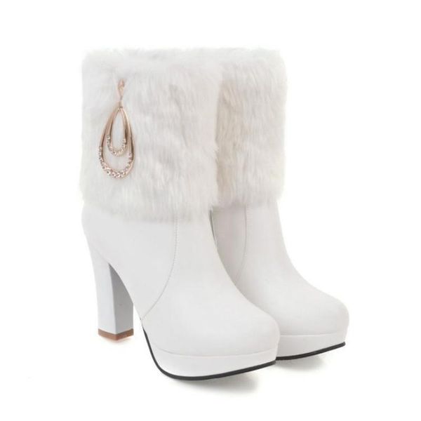 boots 2021 winter ladies thick with high heel women's shoes white plush rhinestone, Black
boots 2021 winter ladies thick with high heel women's shoes white plush rhinestone, Black