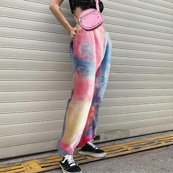 women's pants & capris winter high waist plush women tie dye drawstring thick trousers casual cotton sweatpants femme 2021, Black;white
women's pants & capris winter high waist plush women tie dye drawstring thick trousers casual cotton sweatpants femme 2021, Black;white