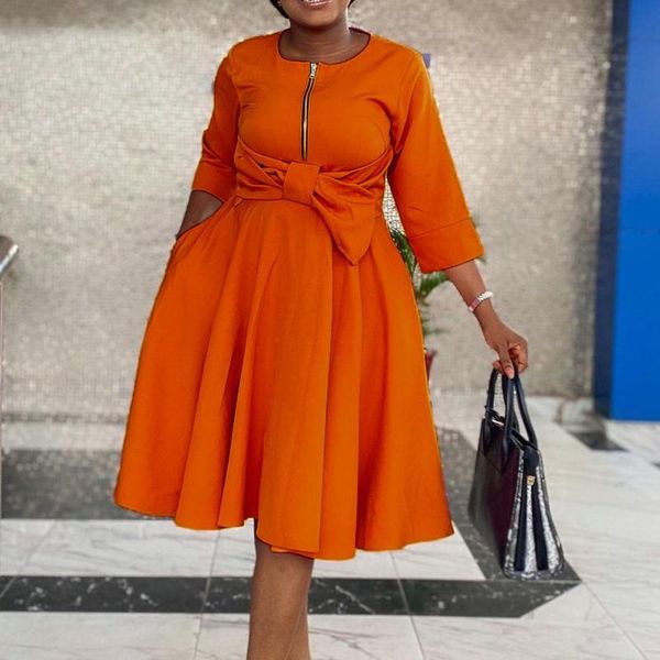 casual dresses 2021 european american dress women's fashion zipper solid bow a line temperament ol commuter elegant robe vestidos mujer, Black;gray
casual dresses 2021 european american dress women's fashion zipper solid bow a line temperament ol commuter elegant robe vestidos mujer, Black;gray