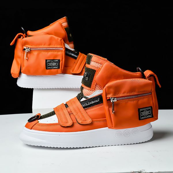 2021 new design fashion zip pocket shoes men orange luxury chunky sneakers men hip hop high-men shoes casual chaussure homme
2021 new design fashion zip pocket shoes men orange luxury chunky sneakers men hip hop high-men shoes casual chaussure homme