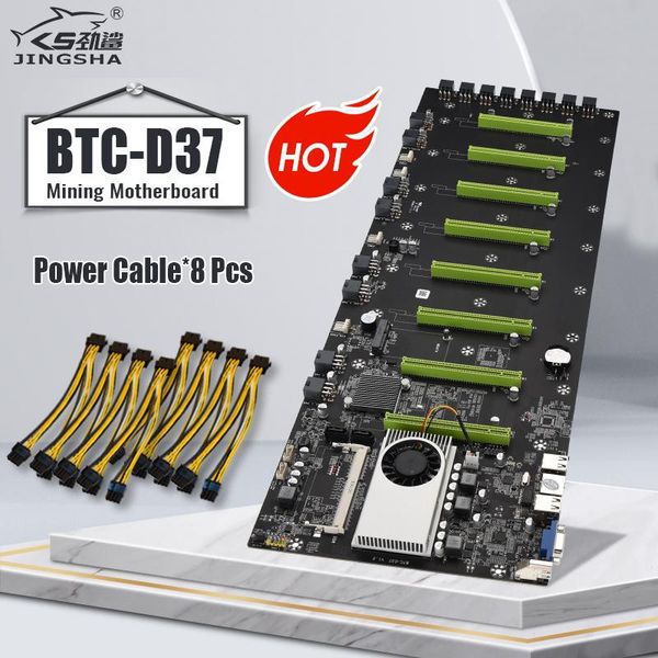 motherboards ethereum mining motherboard with cpu and fan 8 gpu slots, ddr3 memory,lntegrated vga, power cords
motherboards ethereum mining motherboard with cpu and fan 8 gpu slots, ddr3 memory,lntegrated vga, power cords