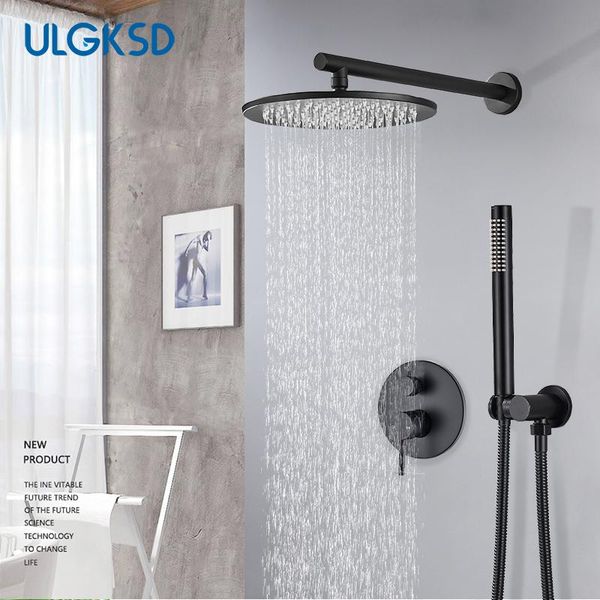 matte black bathroom shower faucet rainfall head wall mount w/hand bathtub spout 2 ways mixer tap sets
matte black bathroom shower faucet rainfall head wall mount w/hand bathtub spout 2 ways mixer tap sets