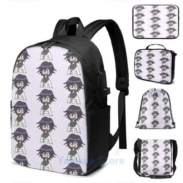 backpack funny graphic print kokichi ouma usb charge men school bags women bag travel laptop
backpack funny graphic print kokichi ouma usb charge men school bags women bag travel laptop