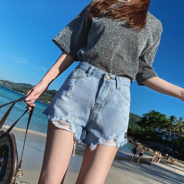 women's jeans blue womens high waist hole denim shorts spring summer ripped female short girl fashion casual pants
women's jeans blue womens high waist hole denim shorts spring summer ripped female short girl fashion casual pants