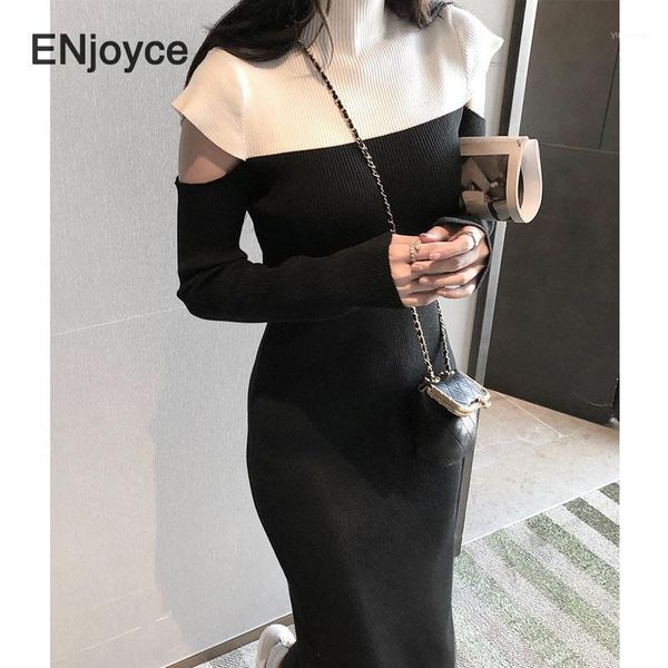 casual dresses design hollow out long sleeve turtleneck bodycon dress women autumn winter clothes elasticity knitted sweater, Black;gray
casual dresses design hollow out long sleeve turtleneck bodycon dress women autumn winter clothes elasticity knitted sweater, Black;gray