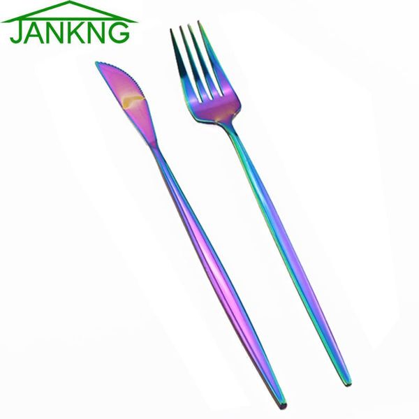 dinnerware sets 2pcs/set 304 stainless steel mirror flatware tableware set colorful dinner knife fork cutlery western silverware
dinnerware sets 2pcs/set 304 stainless steel mirror flatware tableware set colorful dinner knife fork cutlery western silverware