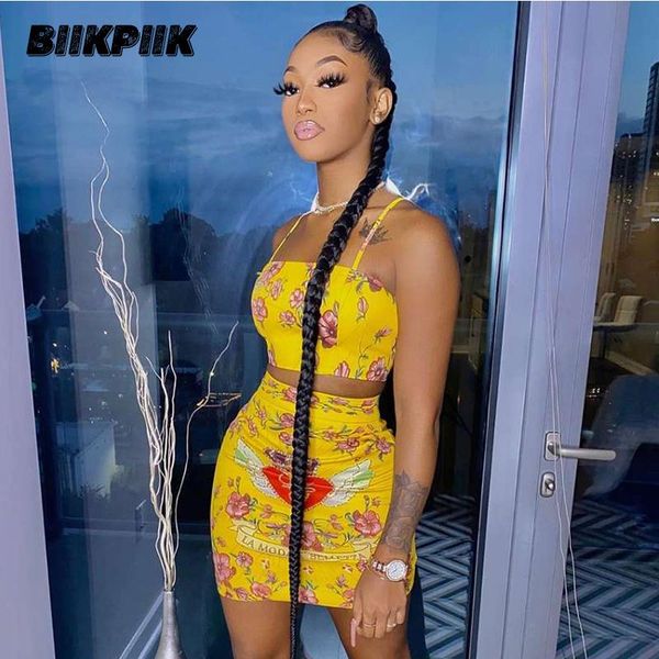 women's tracksuits biikpiik floral print skinny female skirts sets casual lounge wear camis+mini matching set fashion clubwear kit, Gray
women's tracksuits biikpiik floral print skinny female skirts sets casual lounge wear camis+mini matching set fashion clubwear kit, Gray